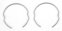 Front fork retaining rings
