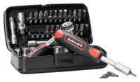 Socket wrench set 38 pieces, metric