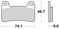 High Performance SR Brake pad