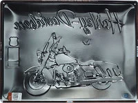 Targa met. retro Harley Davidson