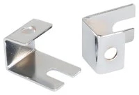 Set staffe angolari cromate