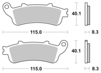Plaquettes De Frein Metal Fritté