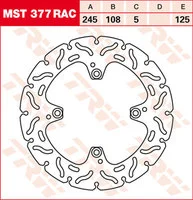 Bremsscheiben Racing, Hinten