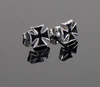 Ear Studs/Earrings "Iron Cross"