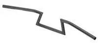 Guidon En Z Haut, Largeur 850 Mm
