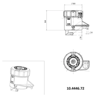 Réservoir liquide frein et embrayage