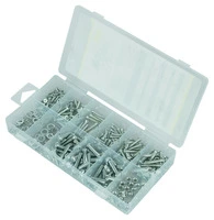 Storage box with fasteners