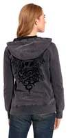 Crossbones Capuche Femme
