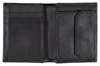 Porte-monnaie en cuir noir