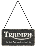 Metalen wandbord Triumph