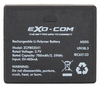 BATTERIA DI RICAMBIO SCORPION EXO-COM