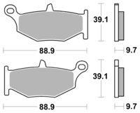 Plaquettes De Frein Metal Fritté