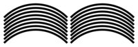 Wheel Edge Strips Premium - 17'' Rims