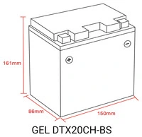 Batterie Au Gel, Rempliée Et Fermée