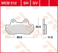 Brakepads Organic