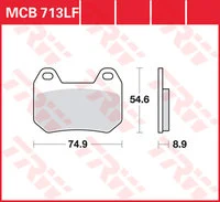 Brakepads Organic