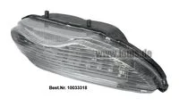 LED-baglys af klar glas