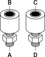 Spegel vibrationsdämpare