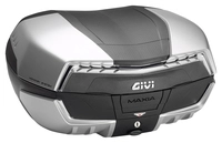 TOPCASE MAXIA 5 MONOKEY, 58L, FARBE ALU