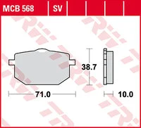 Brakepads Organic