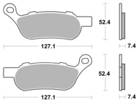 Plaquettes De Frein Metal Fritté
