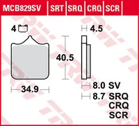 Sinter Road & Track-Bremsebelægning
