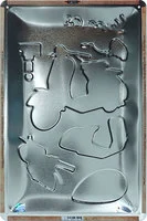 Metalen wandbord Vespa logo