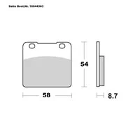 Brake-Pads Sinter With Abe