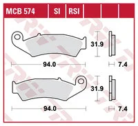 Brakepads Organic