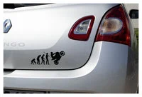 Naklejka Biker Evolution
