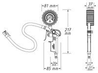 Reifenfüll und Messgerät