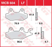 Brakepads Organic