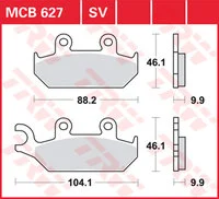 Brakepads Organic