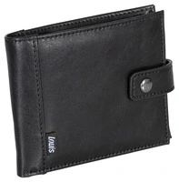 Porte-monnaie, similicuir, noir