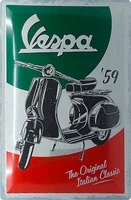 Retro Blechschild Vespa 59