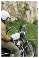 Beslag til motorcykelstyr Pro, Krom