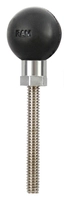 1'' B-ball with threaded rod 1/4''-20