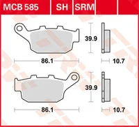 Brakepads Organic