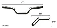 Touren-Lenker L03 Breite 800Mm