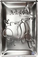 Blechschild Vespa Logo