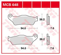 TRW BRAKE-PADS SINTER