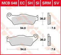 TRW SINTERED BRAKE PADS