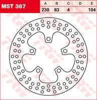 TRW BRAKE-DISC, REAR