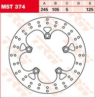 TRW BREMSSCHEIBE HINTEN