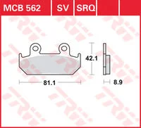 TRW TRW Brake-Pads Sinter with ABE ECE R90 homologated