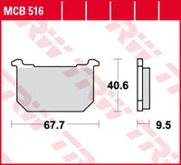 TRW CARBON BRAKE PADS