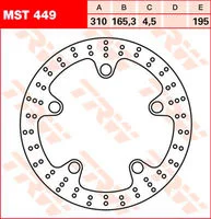 TRW BREMSSCHEIBE VORNE