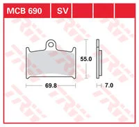 TRW BRAKE-PADS SINTER