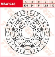 TRW BRAKE DISC, FRONT