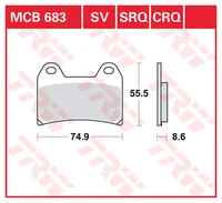 TRW BREMSBELAEGE SINTER